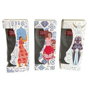 Stella Artois Limited Edition Water.org Chalice Set of 3 India Mexico Philippine